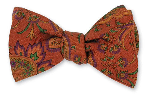 R. Hanauer Henna Alexander Floral Bow Tie