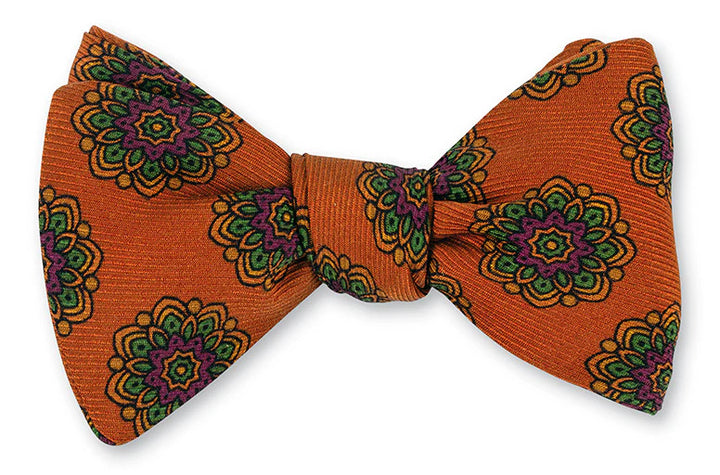 R. Hanauer Henna Alexander Medallions Bow Tie