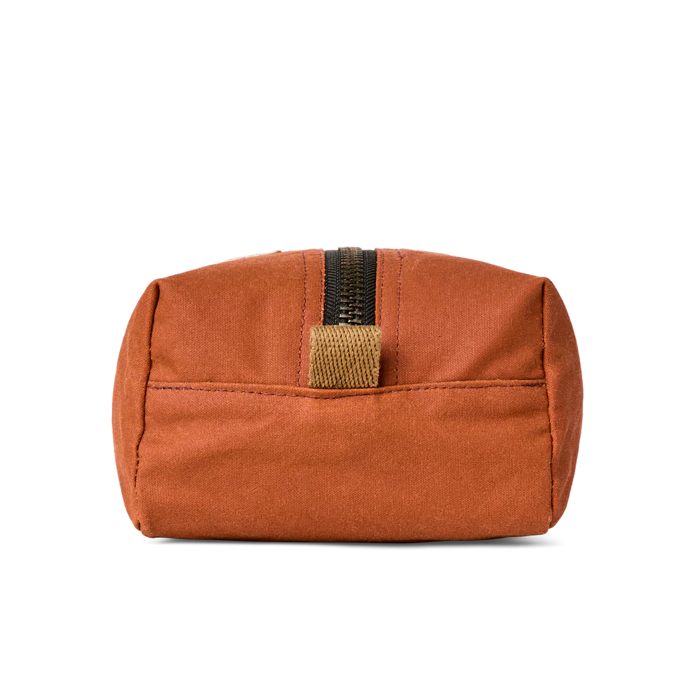 Filson Tin Cloth Travel Kit: Rust