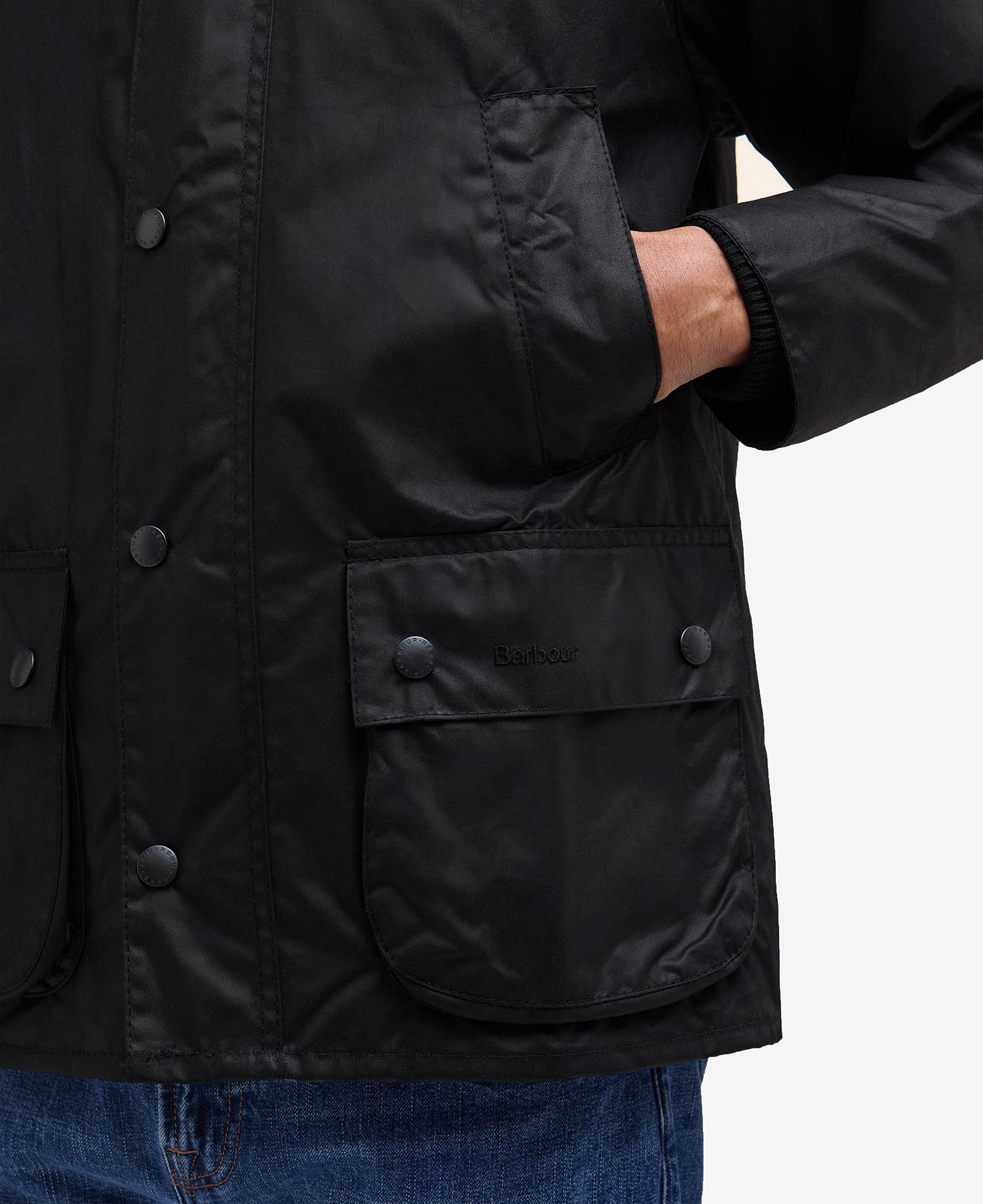 Barbour Bedale® Waxed Jacket: Black – Craig Reagin Clothiers