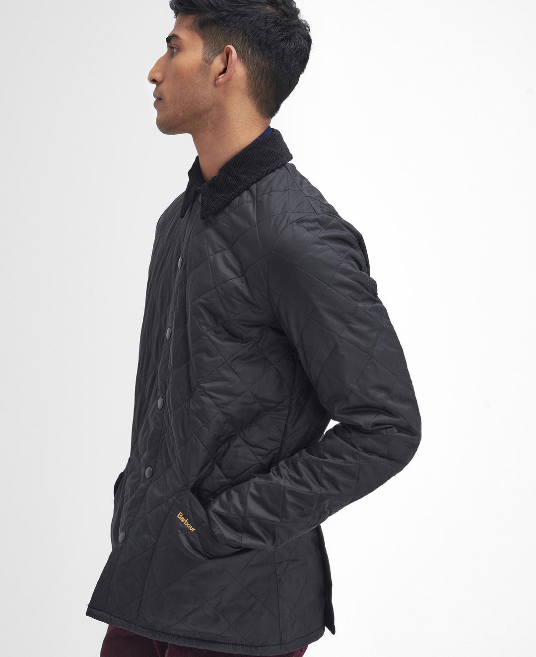 Barbour Heritage Liddesdale Quilted Jacket: Black