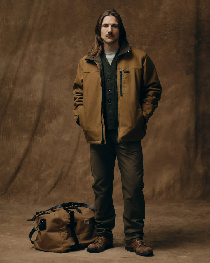 Filson Tin Cloth Primaloft® Jacket: Dark Tan