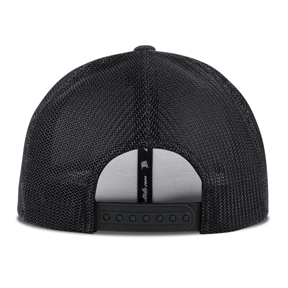 Branded Bills University of South Carolina "Gamecocks Garnet" Curved Stretch Trucker Hat: Heather Gray