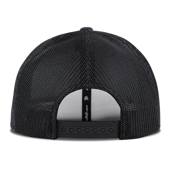 Branded Bills University of South Carolina "Gamecocks Garnet" Curved Stretch Trucker Hat: Heather Gray