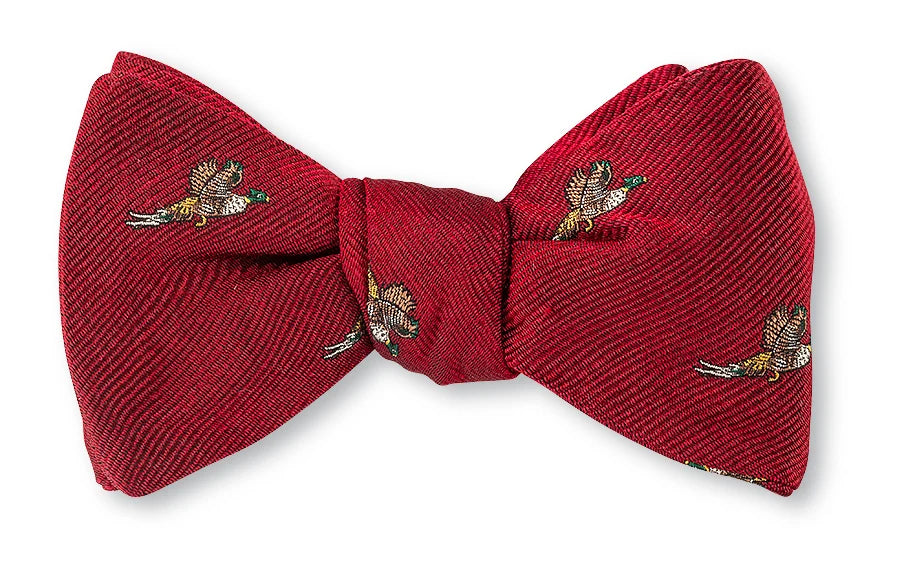 R. Hanauer Red Albright Pheasant Bow Tie
