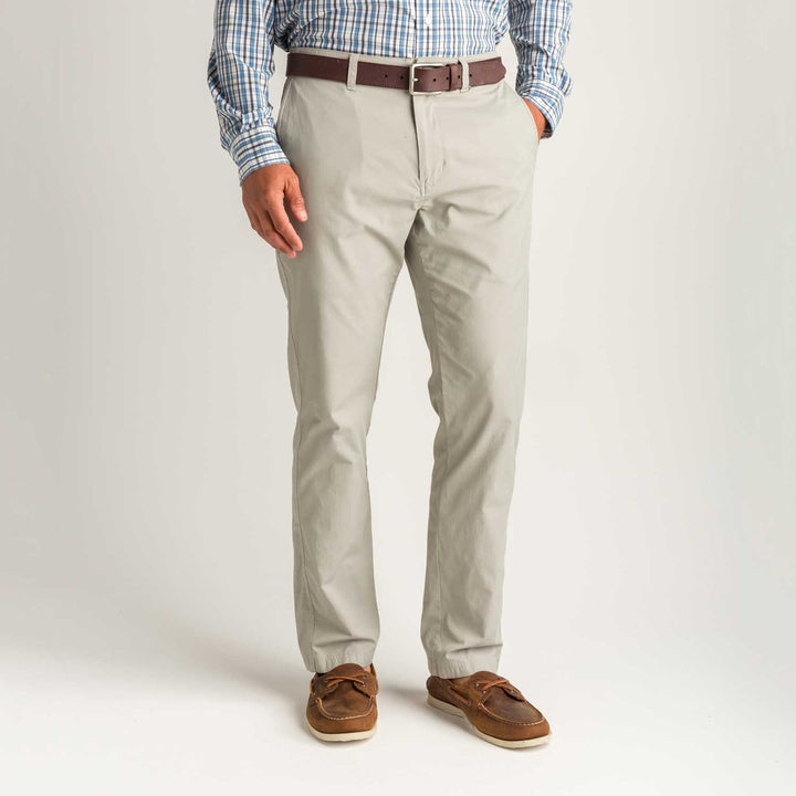 Duck Head Harbor Performance Chino: Limestone Grey