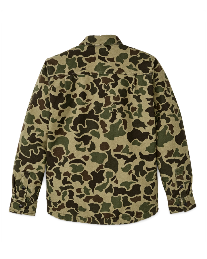 Filson Fleece Lined Jac-Shirt: Tundra Shrub Camo