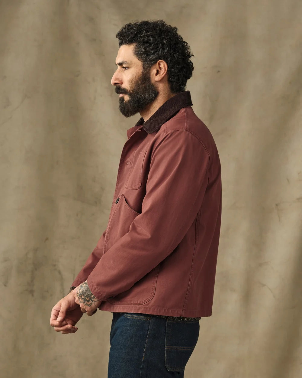 Filson Canvas Outfitter Jacket: Sequoia