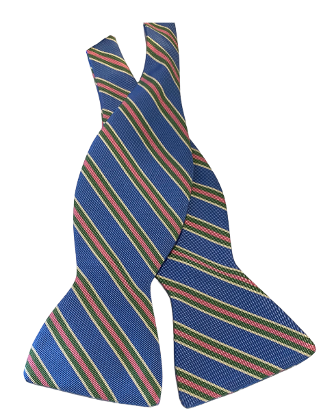 R. Hanauer Kinsey Stripe Bowtie: Light Blue