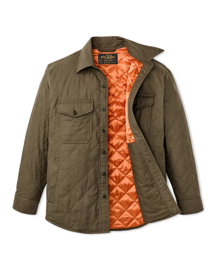 Filson Insulated Flannel Jac-Shirt: Field Olive