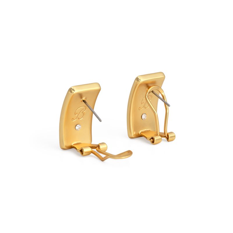 Brackish Rectangle Stud Earring: Myra