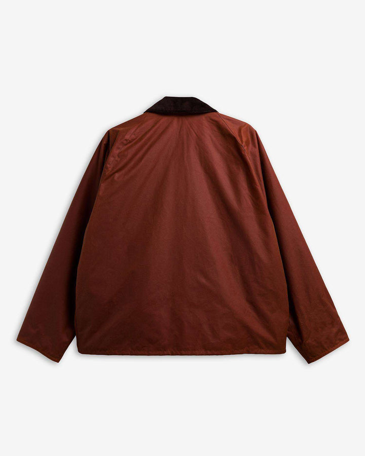 Barbour x Paul Smith Key Transport Wax Jacket: Russet