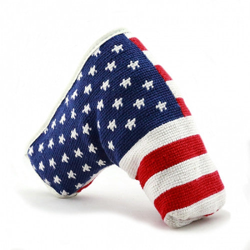 Smathers and Branson Needlepoint Putter Cover - Large American Flag