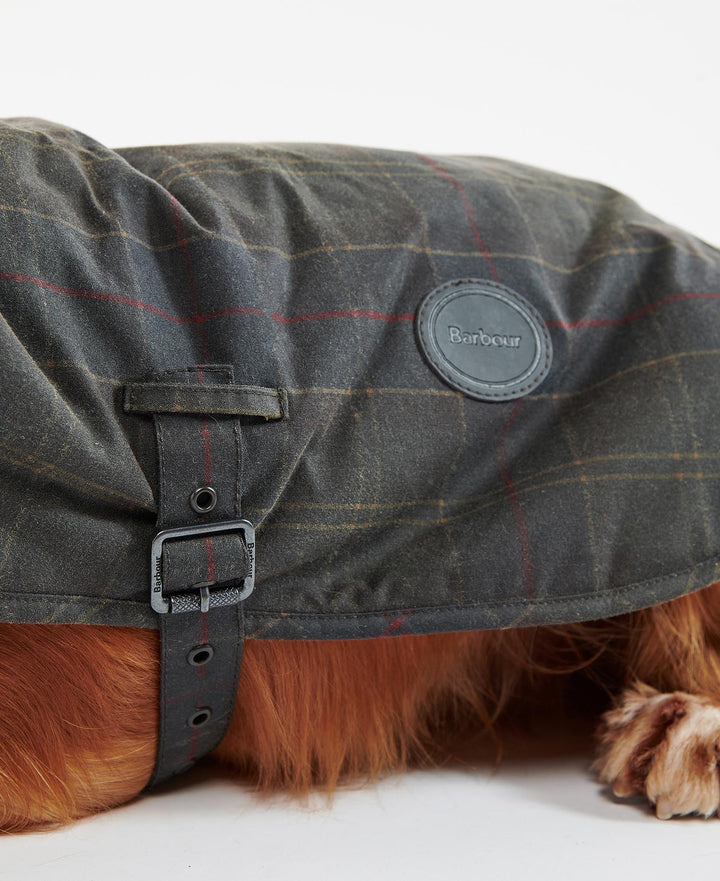 Barbour Tartan Waxed Dog Coat: Classic Tartan