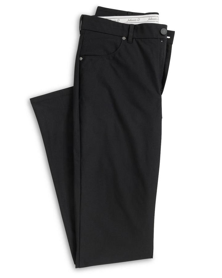 Johnnie-O Cross Country Flex Pants: Black