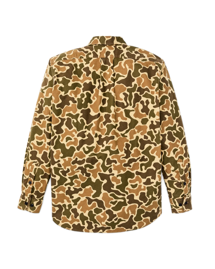 Filson Field Flannel Shirt: Buckskin Camo