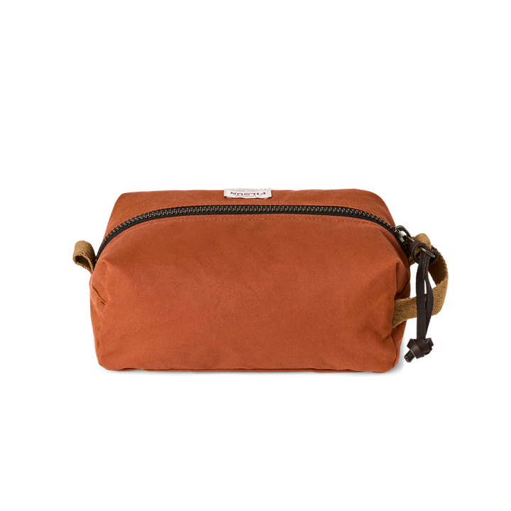 Filson Tin Cloth Travel Kit: Rust