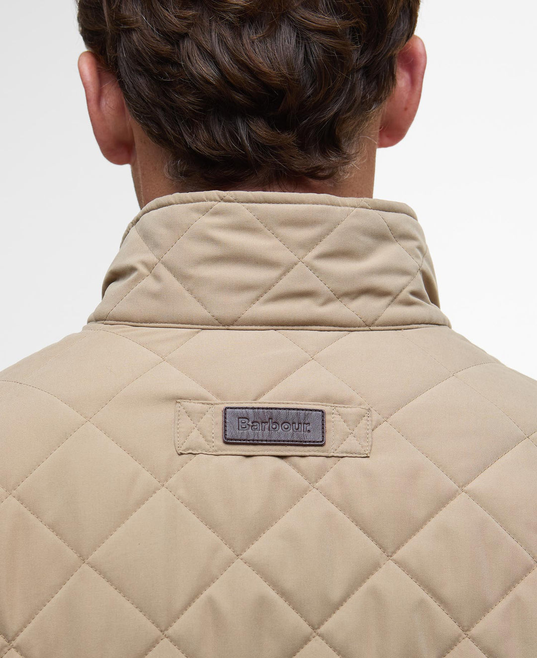 Barbour Shoveler Quilted Jacket: Military Brown