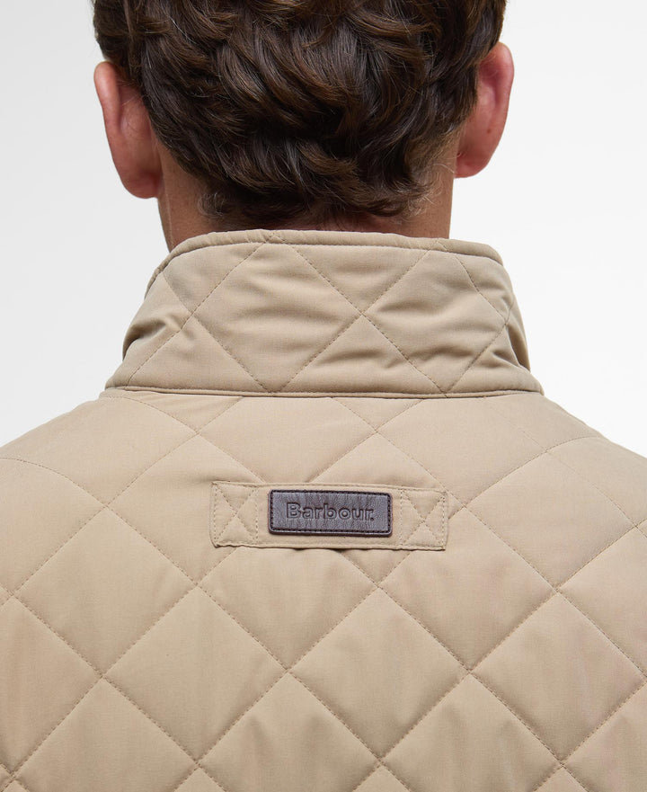 Barbour Shoveler Quilted Jacket: Military Brown