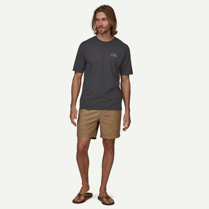 Patagonia Men's '73 Skyline Organic T-Shirt: Ink Black