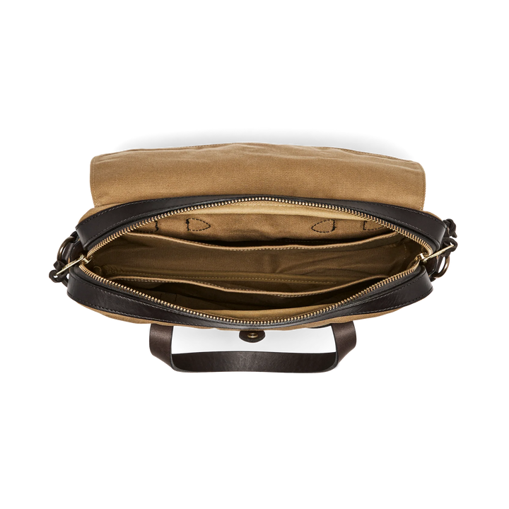 Filson Rugged Twill Original Briefcase: Tan