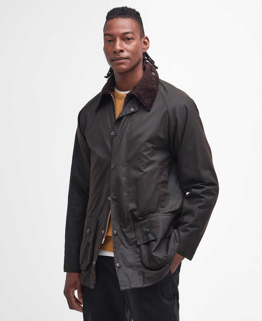 Barbour Classic Beaufort® Waxed Jacket: Olive