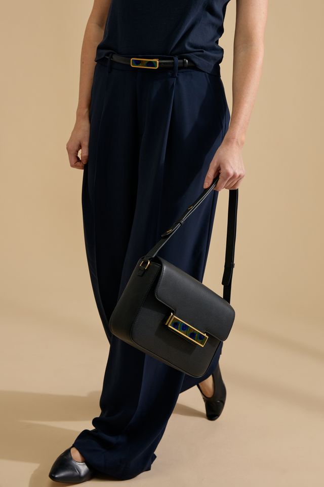 Brackish Oxford Handbag: Peacock