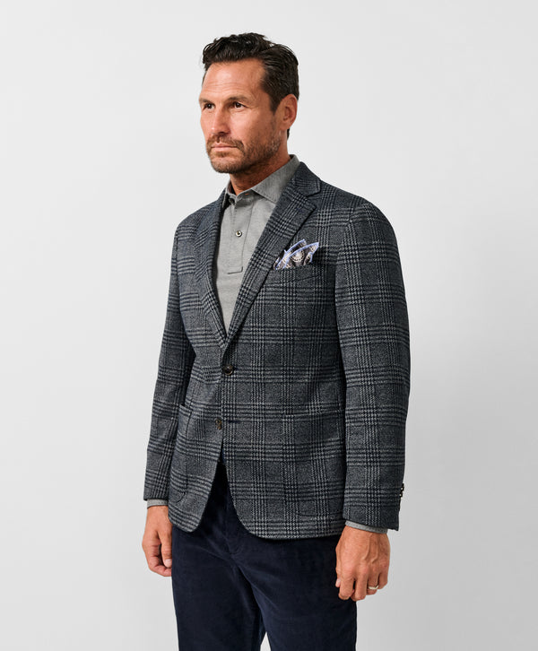 David Donahue The Jackson Soft Coat: Navy