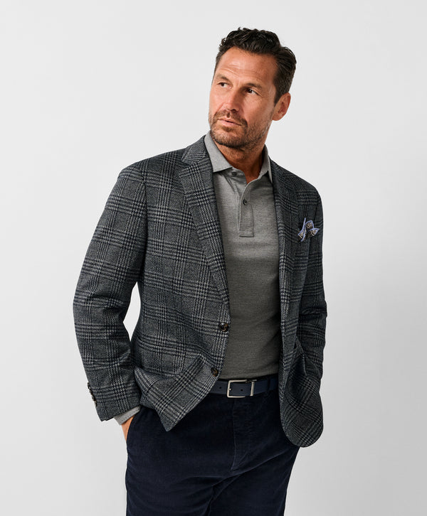 David Donahue The Jackson Soft Coat: Navy