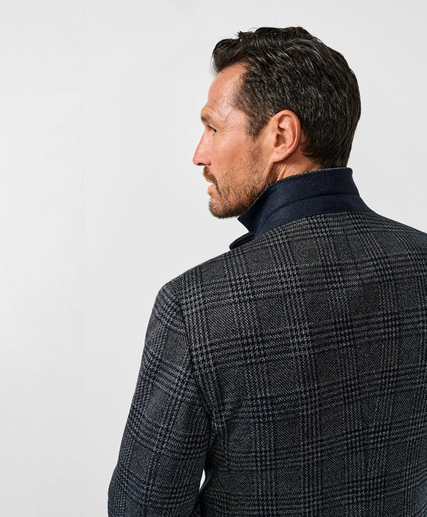 David Donahue The Jackson Soft Coat: Navy
