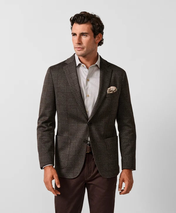David Donahue The Jackson Soft Coat: Brown