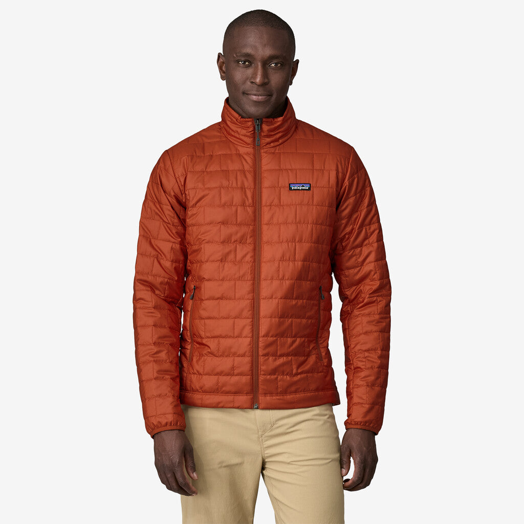 Patagonia Men's Nano Puff® Jacket: Burnished Red