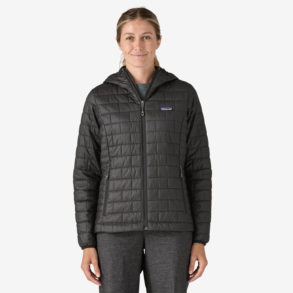 Patagonia Women's Nano Puff® Hoody: Black