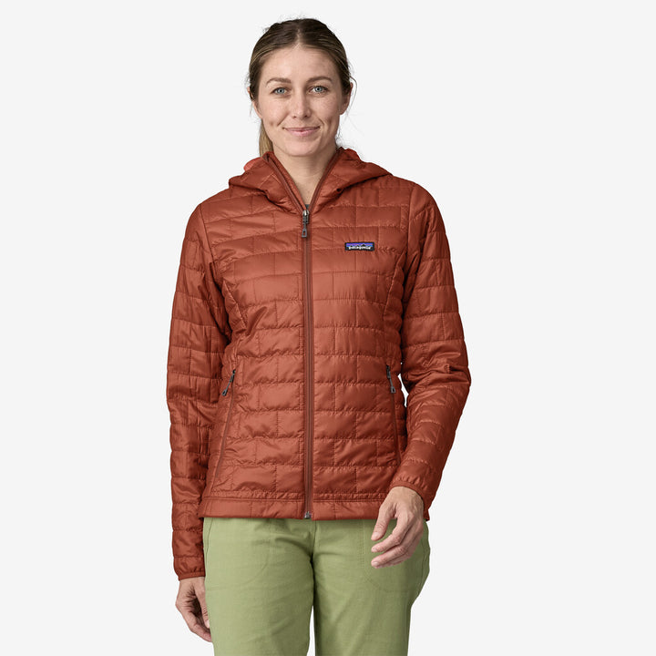 Patagonia Women's Nano Puff® Hoody: Burnished Red