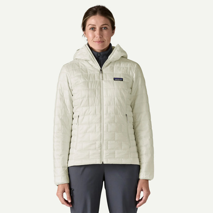 Patagonia Women's Nano Puff® Hoody: Birch White