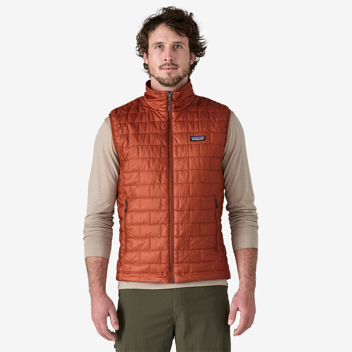 Patagonia Men's Nano Puff® Vest: Burnished Red