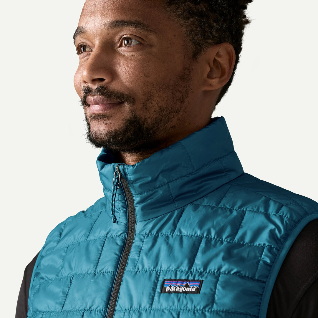 Patagonia Men's Nano Puff® Vest: Glacial Blue
