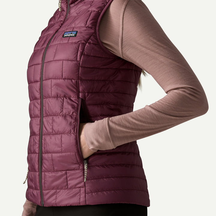 Patagonia Women's Nano Puff® Vest: Berry Fig