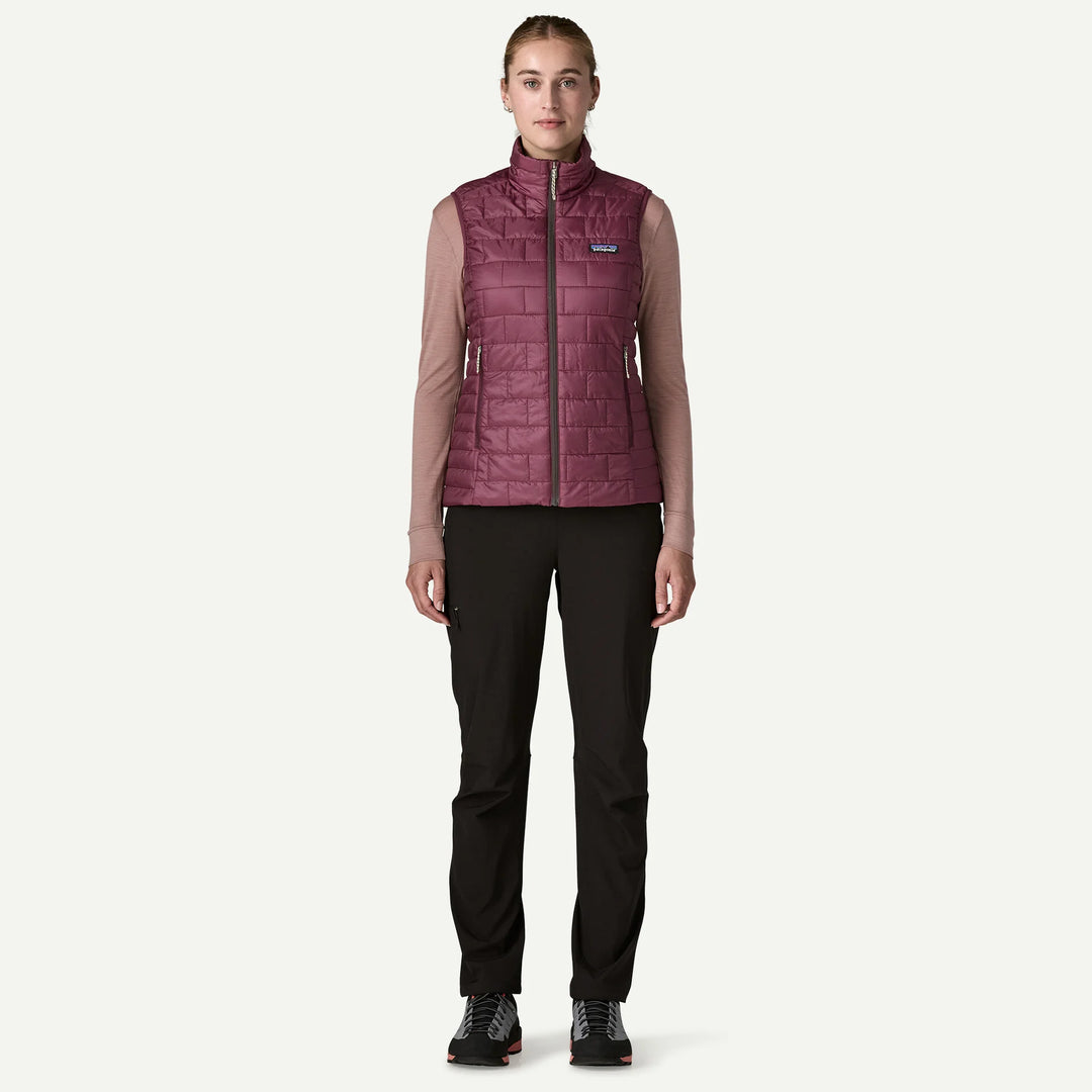 Patagonia Women's Nano Puff® Vest: Berry Fig