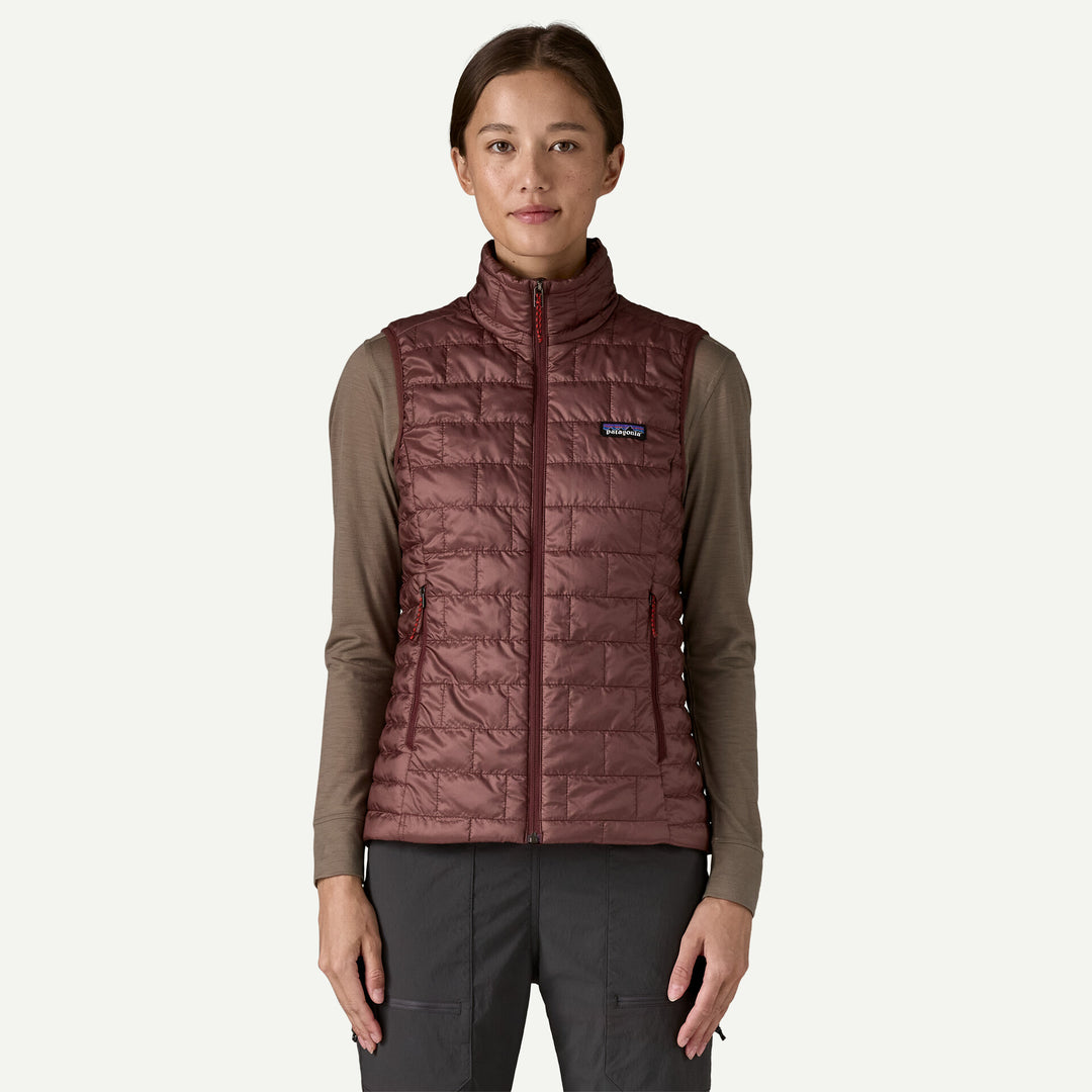 Patagonia Women's Nano Puff® Vest: Dark Ruby