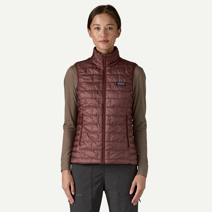 Patagonia Women's Nano Puff® Vest: Dark Ruby
