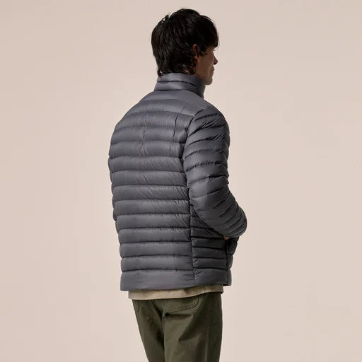 Patagonia Men's Down Sweater™ Jacket: Forge Grey w/ Forge Grey