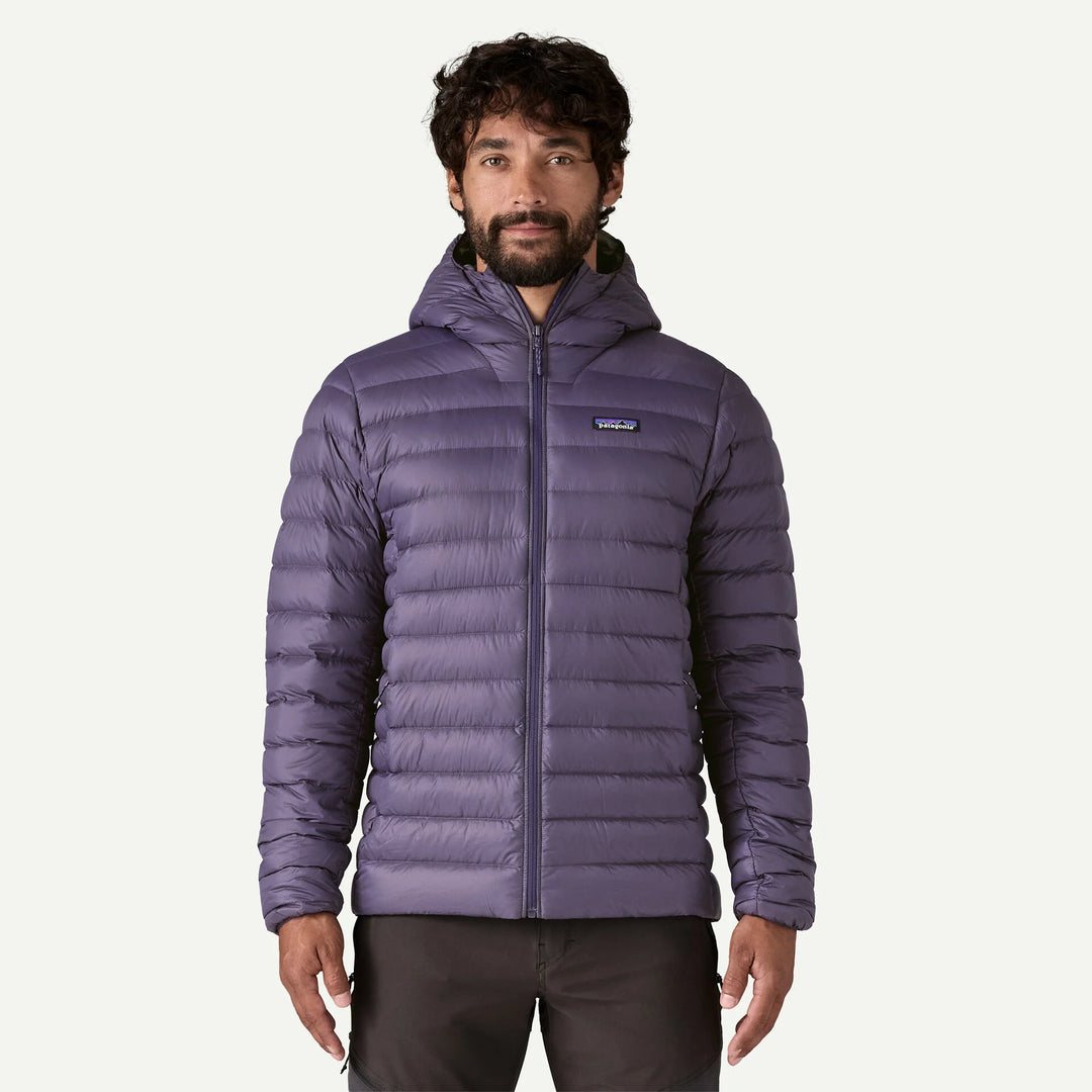 Patagonia Men's Down Sweater™ Hoody: Plummet Purple