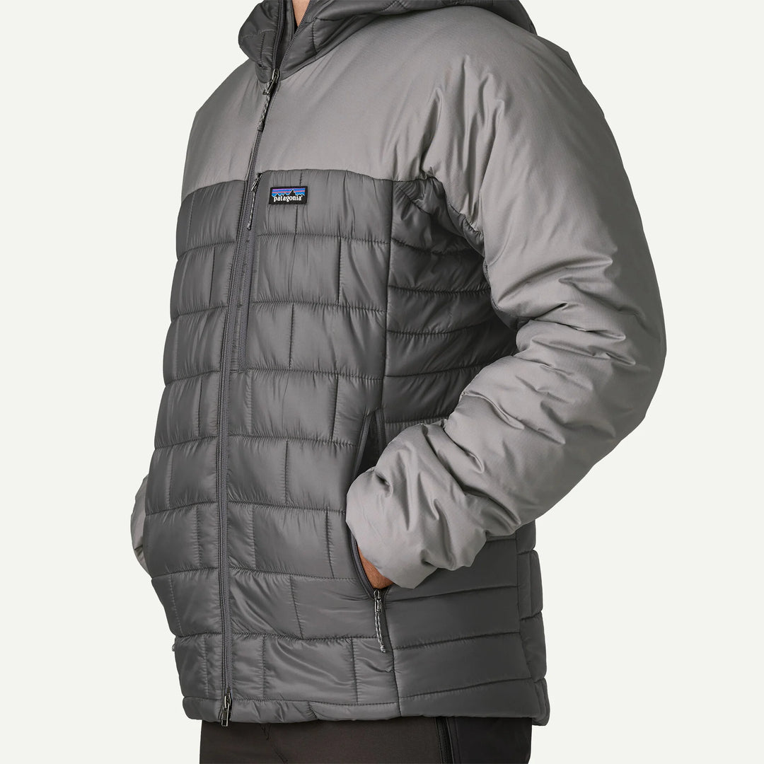 Patagonia Men's Hi-Loft Nano Puff® Hoody: Forge Grey