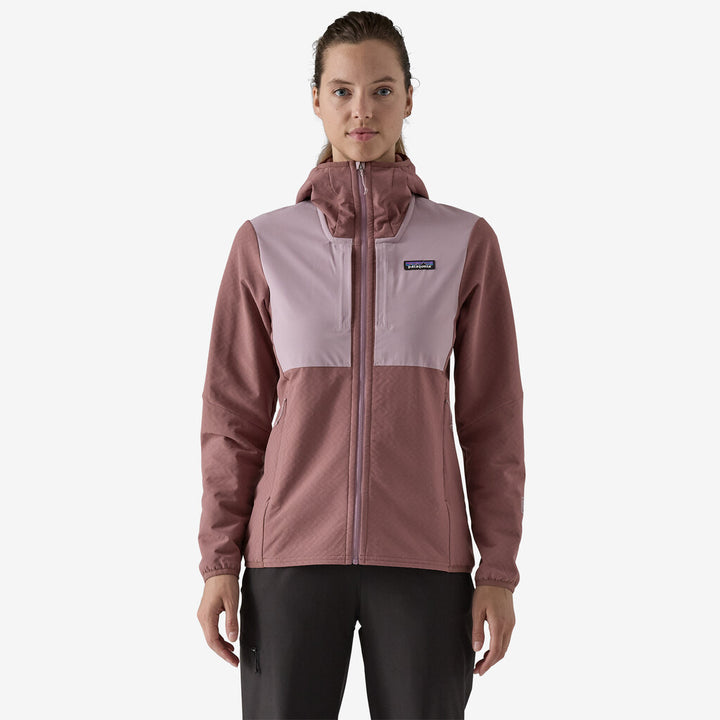 Patagonia Women's R2® CrossStrata Hoody: Dulse Mauve