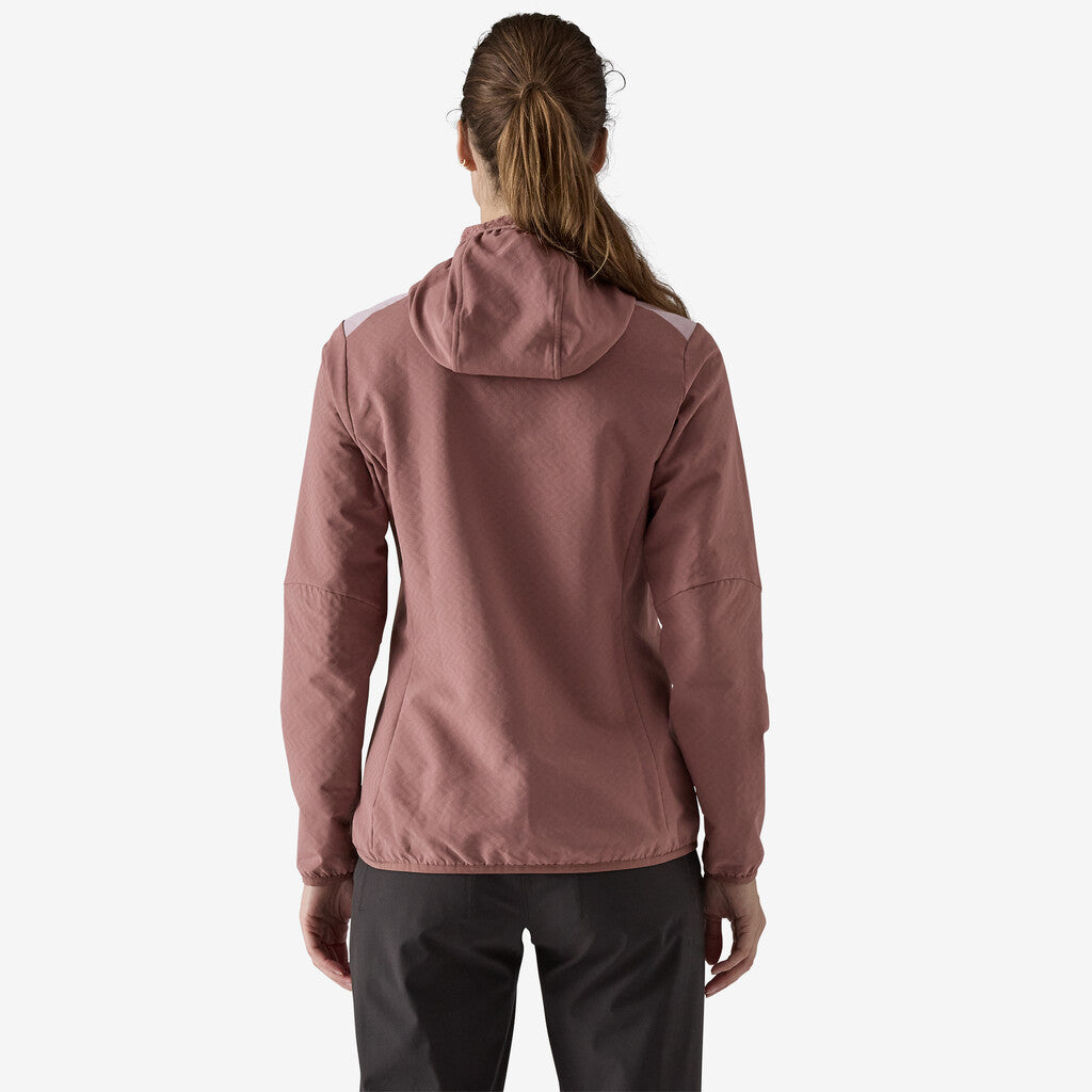 Patagonia Women's R2® CrossStrata Hoody: Dulse Mauve