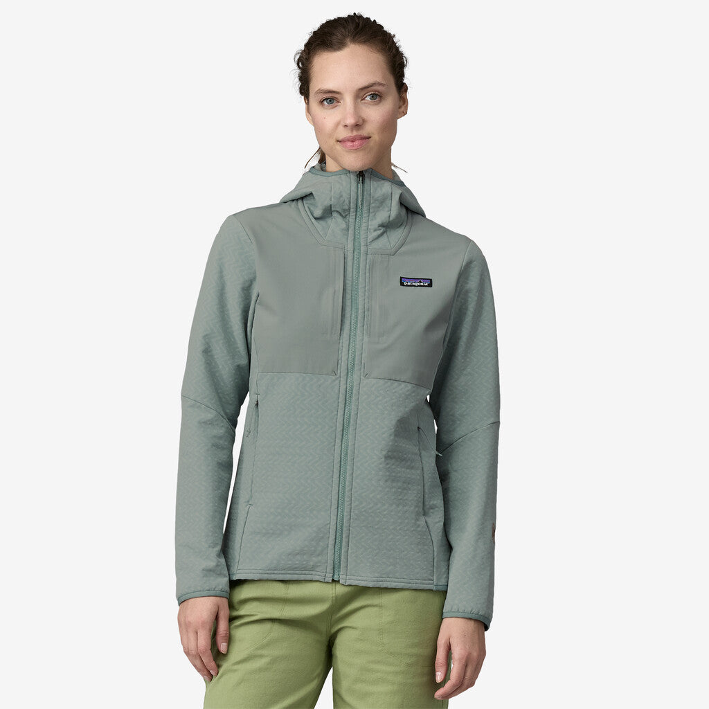 Patagonia Women's R2® CrossStrata Hoody: Thermal Blue