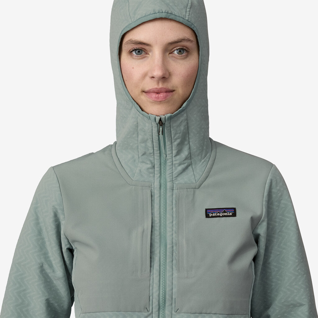 Patagonia Women's R2® CrossStrata Hoody: Thermal Blue