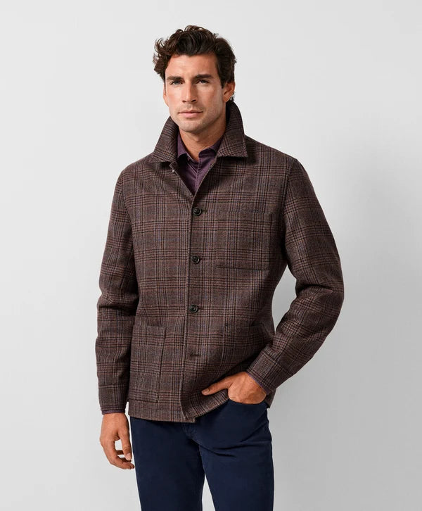 David Donahue The Spencer Chore Jacket: Brown