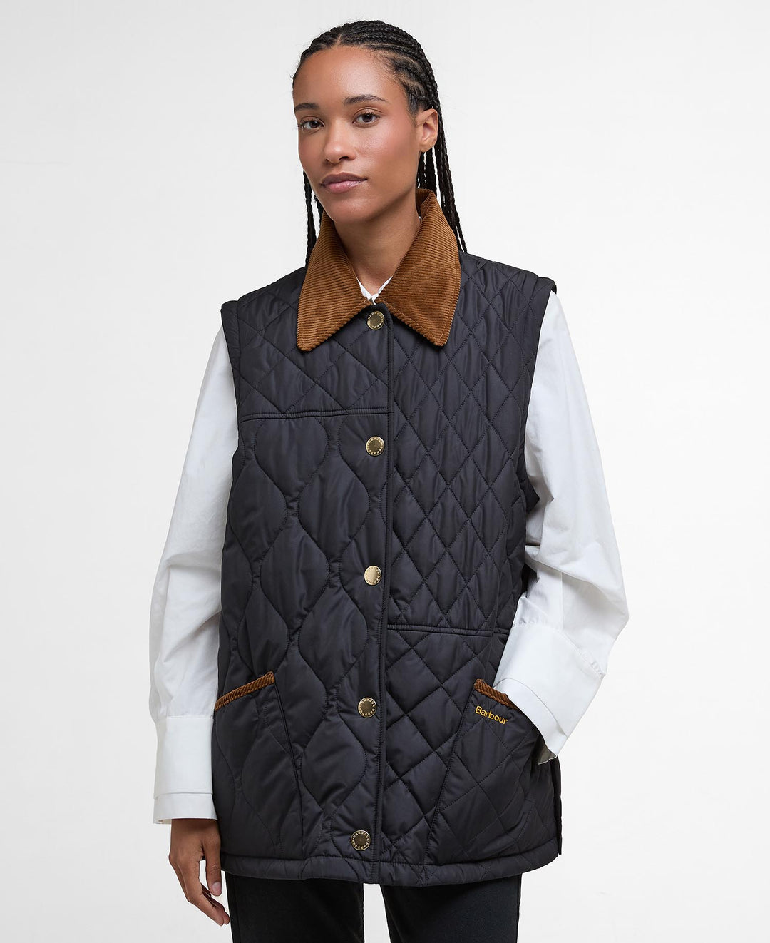 Barbour Lorrie Quilted Jacket: Black